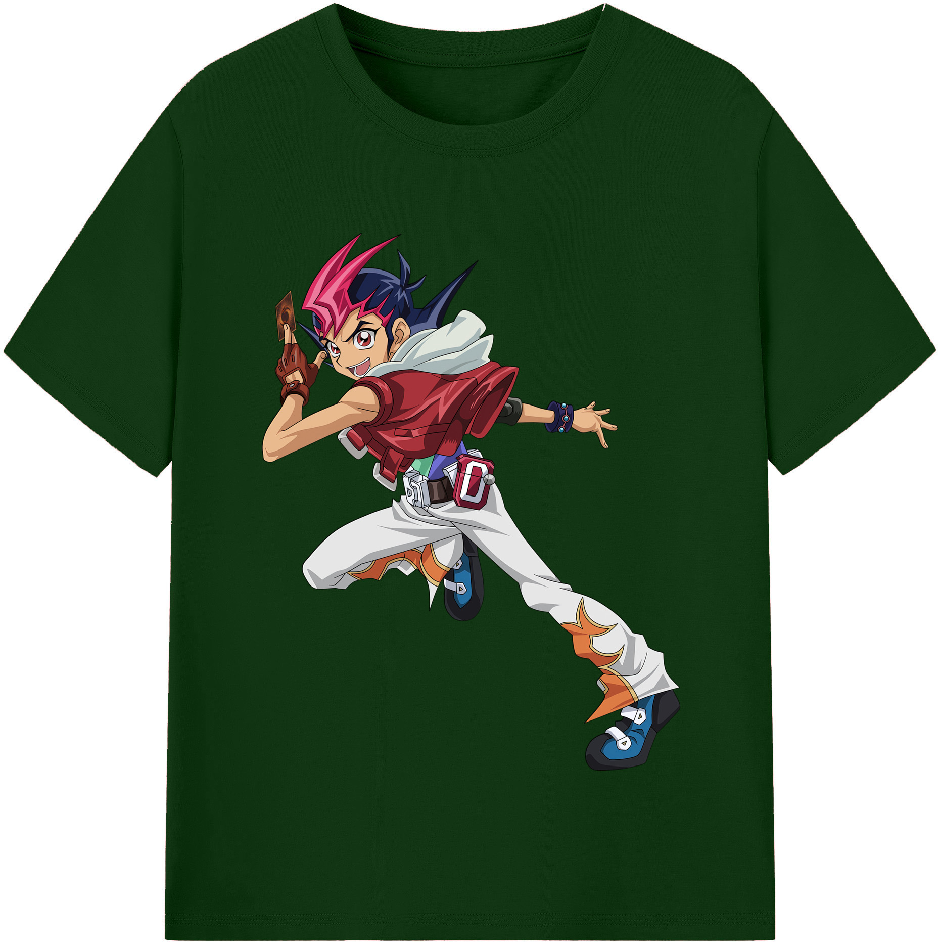 （画像用） 遊☆戯☆王 Yu-Gi-Oh! 綿100％半袖Tシャツ（フロントプリント）